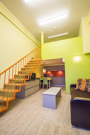 Braavo Spa Hotel Tallinna vanha kaupunki perhehuone  kaksikerrosta rappuset ABC matkatoimisto