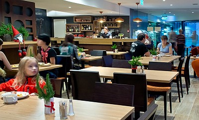 Go Hotel Shnelli Tallinna kahvila ABC matkatoimisto