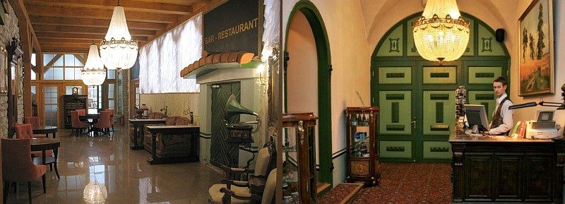 St Olav Hotel Tallinnan vanhassa kaupungissa lobby ABC matkatoimisto