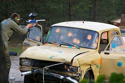 Paintball Motor Paintball autolla Tallinna ohjelma ABCmatkatoimisto