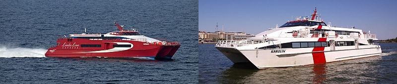 Linda Line Express pikalaiva katamaraani Tallinnaan ABC matkatoimisto