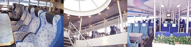 Linda Line Express pikalaiva katamaraani Tallinnaan sis�tilat ABC matkatoimisto